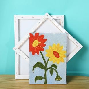Custom cotton linen cloth oil painting frame 20*30*40*50 propylene gouache oil painting practice White special frame