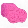 Retro decorations with gears with accessories, epoxy resin, silicone mold, handmade