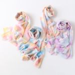 Малайский западная азия краситель шифон печать шарф постепенное изменение жемчужина шифон шарф Крест -Борандер внешняя торговля чалма Шарф девушка
