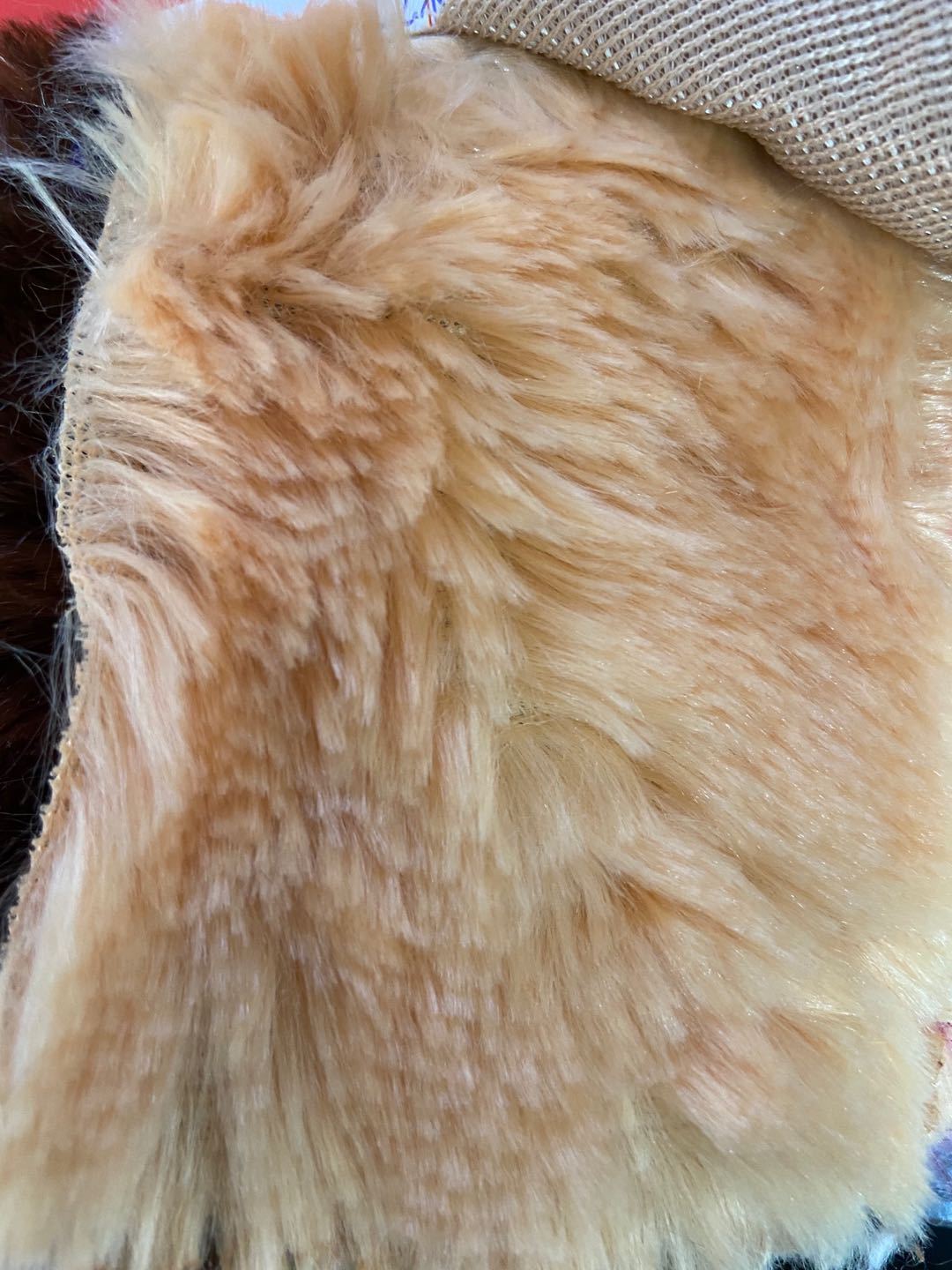 De alto peso 15 de lana semi-ligero elegante terciopelo suave de la felpa de la tela del juguete de textiles para el hogar alfombra de tela de la ropa super suave