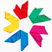 绸舞蹈考级手绢花 棉布八角巾 手帕 二人转手绢东北秧歌 成人E18