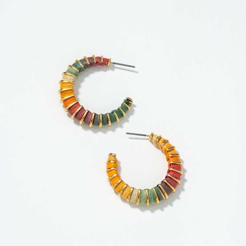 Fashion C-shaped Earrings display picture 2