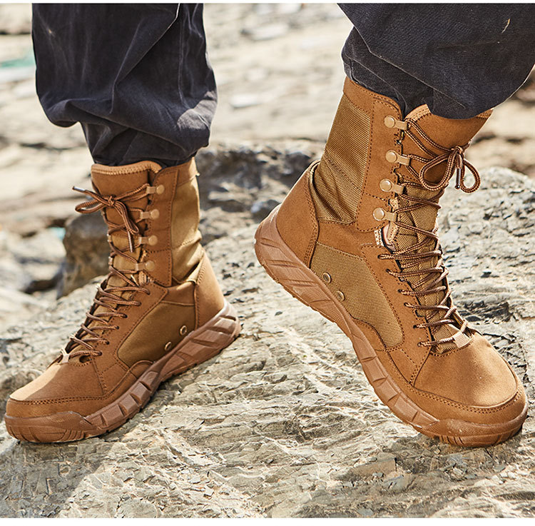 Bojové boty Venkovní boty Kotníkové boty Turistické boty Turistické boty Pánské a dámské pouštní boty_voghion.com