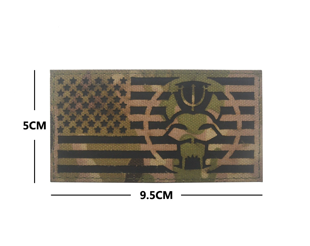 All -Black Seal Assault Team Montelling Chapter Texas Seal Tripidal Magic Magic Rider Infrared Night Visual Anti -Light Sticker