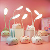 Cartoon LED foldable table lamp, night light, eyes protection, Birthday gift