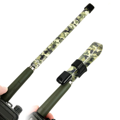 CS战术户外对讲机迷彩折叠折尺天线UV双段SMA母头宝锋UV-5R UV-82|ms