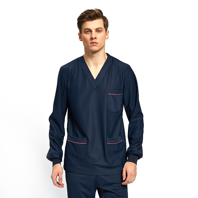 男藏蓝 长袖（针织）