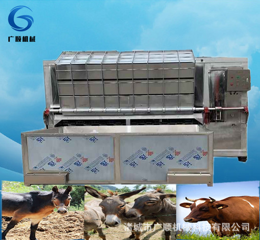 厂家可定制驴脱毛机     驴刨毛机    全自动液压脱毛设备