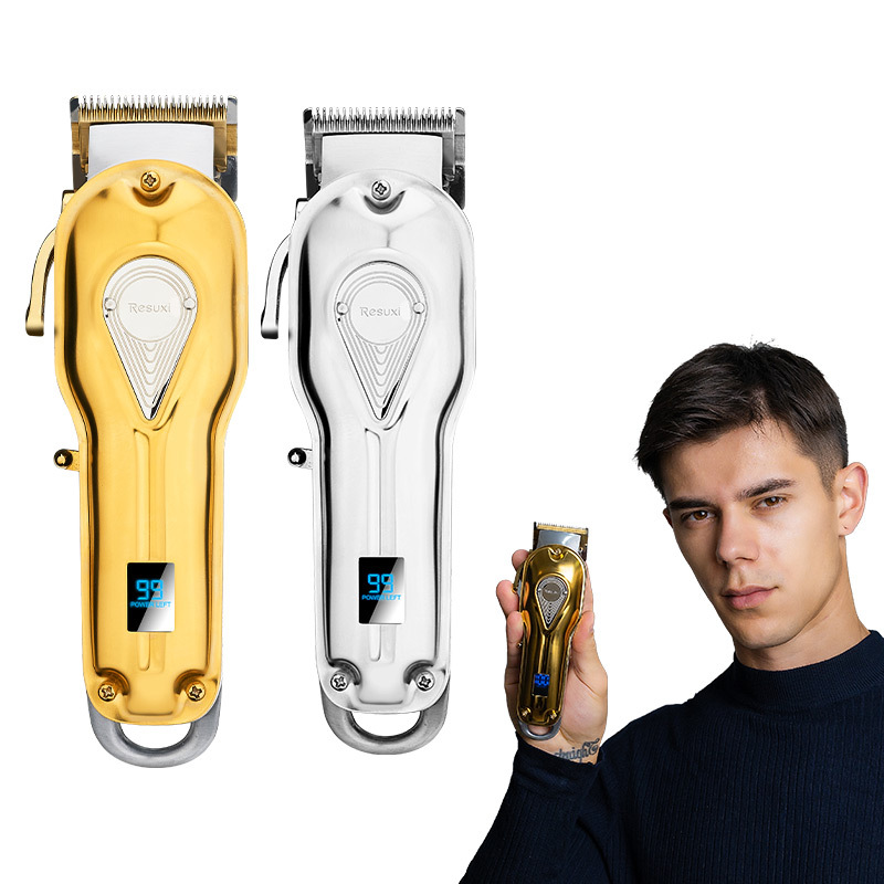 跨境热卖全金属机身电推剪男士理发器发廊专业大功率电动理发剪