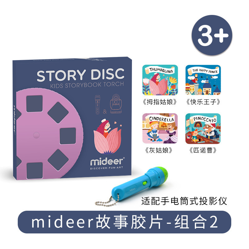 MiDeer Milu lámpara de proyección proyector de historia multifuncional educación temprana para niños Cielo estrellado lámpara de dormir juguetes luminosos