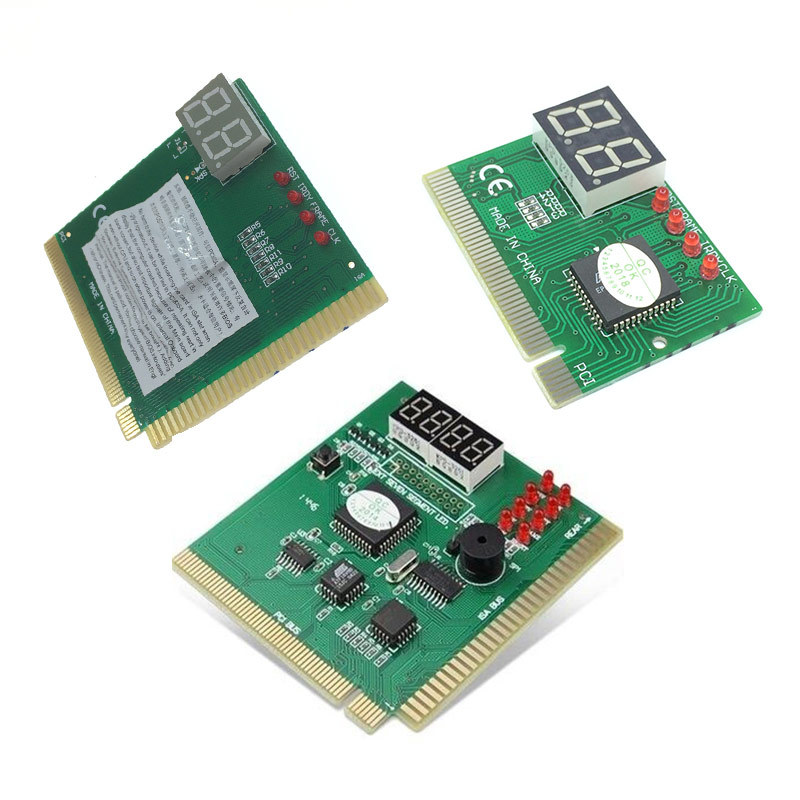 4位2位诊断卡主板PCI检测卡台式机电脑故障测试卡四位二位4灯8灯