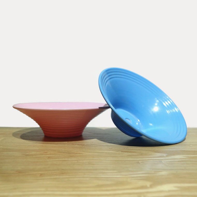 The manufacturer supplies 3-sized imitation porcelain succulent platter combination flowerpots to simulate succulent plants detail image 2