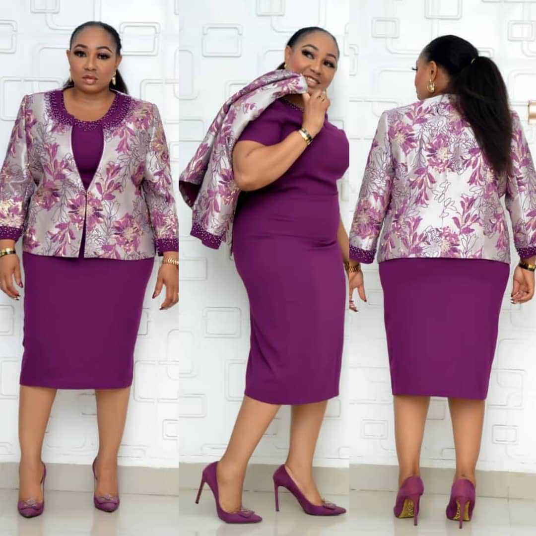 two piece skirt and blazer