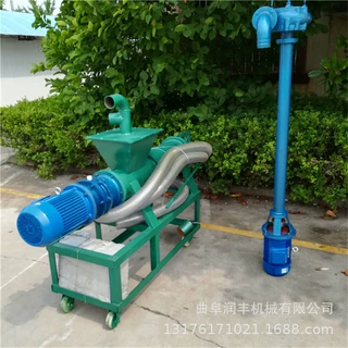 畜禽粪便脱水机 污水先处理干湿挤干机 200型螺旋牛粪分离机