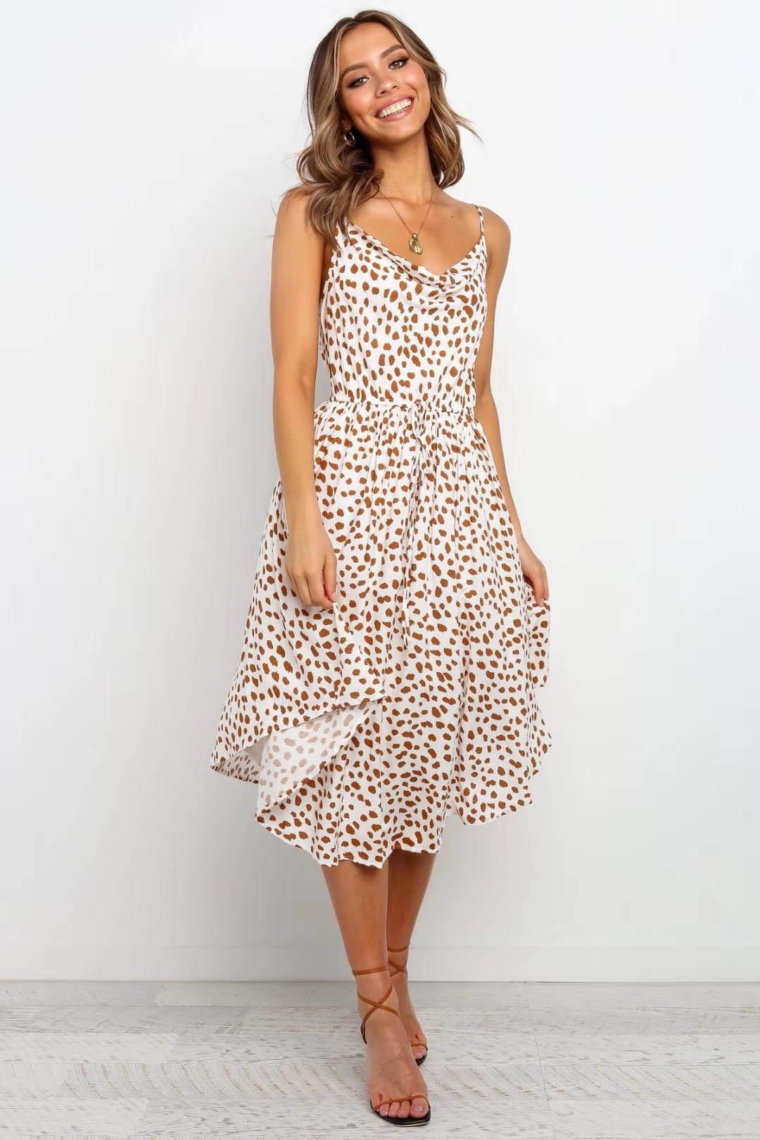 new dress holiday style printed skirt NSYD3902