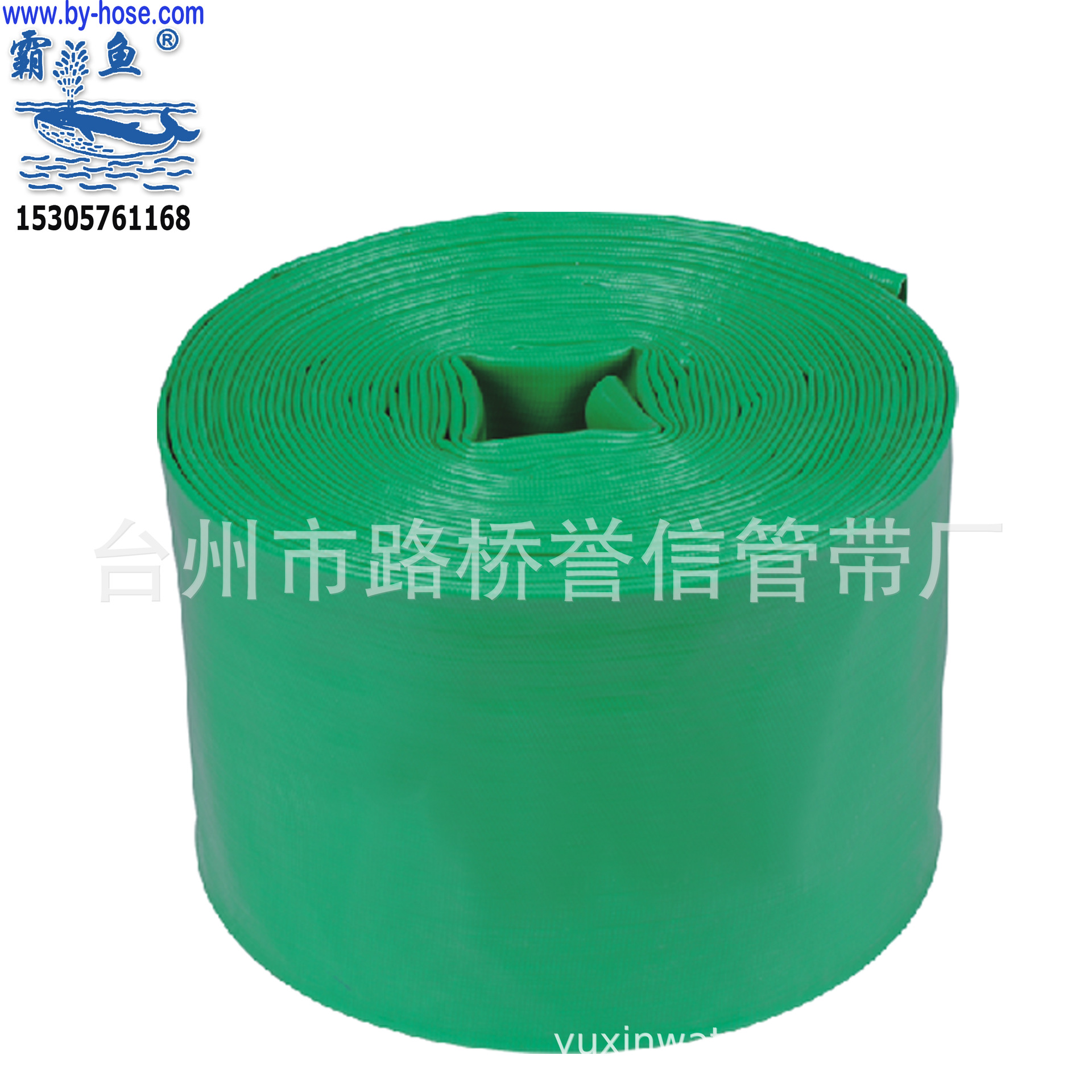 厂家直销 PVC涂塑农用水带150mm浇灌软水带 6寸水带 150MMpvc管子