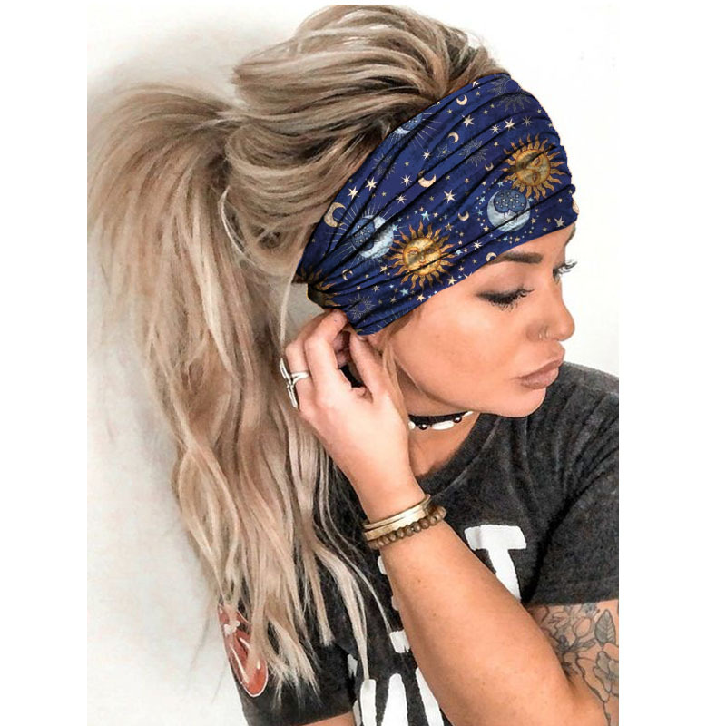 Hip-hop Streetwear Plaid Polyester Hair Band display picture 2