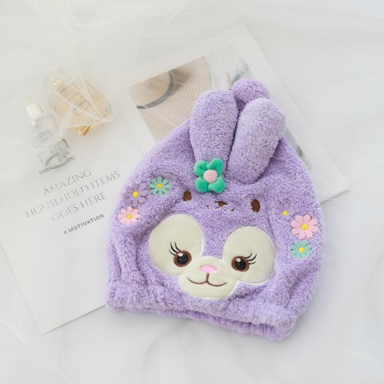 Cartoon hair towel, dry shower cap