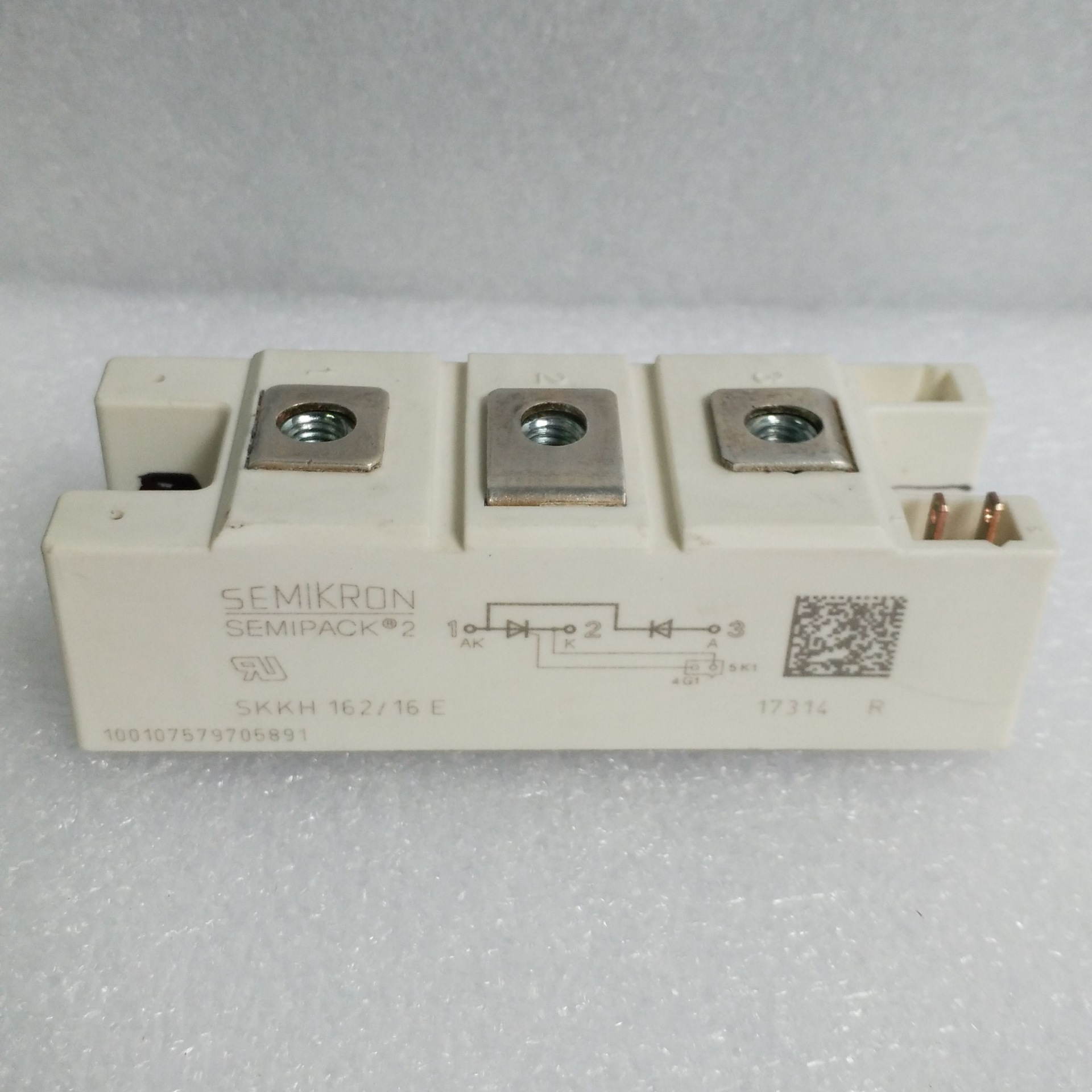SEMIKRON西门康晶闸管可控硅SKKH162/16E SKKH92/16E原装拆机测好