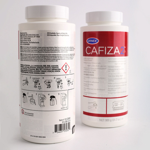 Imported from the United States URNEX CAFIZA2 Italian coffee machine brewing head descaling cleaning powder lotion cleaning powder