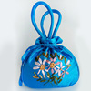 Hanfu, shoulder bag for mother and baby, Chinese style, with embroidery, for middle age