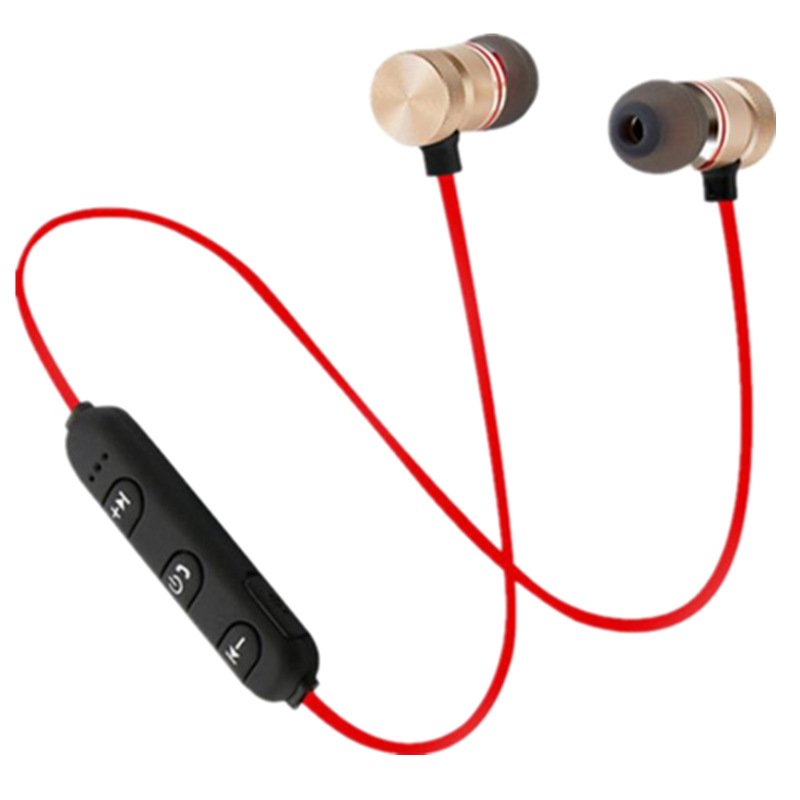Auricular Bluetooth 001 deportes corriendo auricular inalámbrico Halter estéreo binaural metal de succión magnética comercio exterior en stock