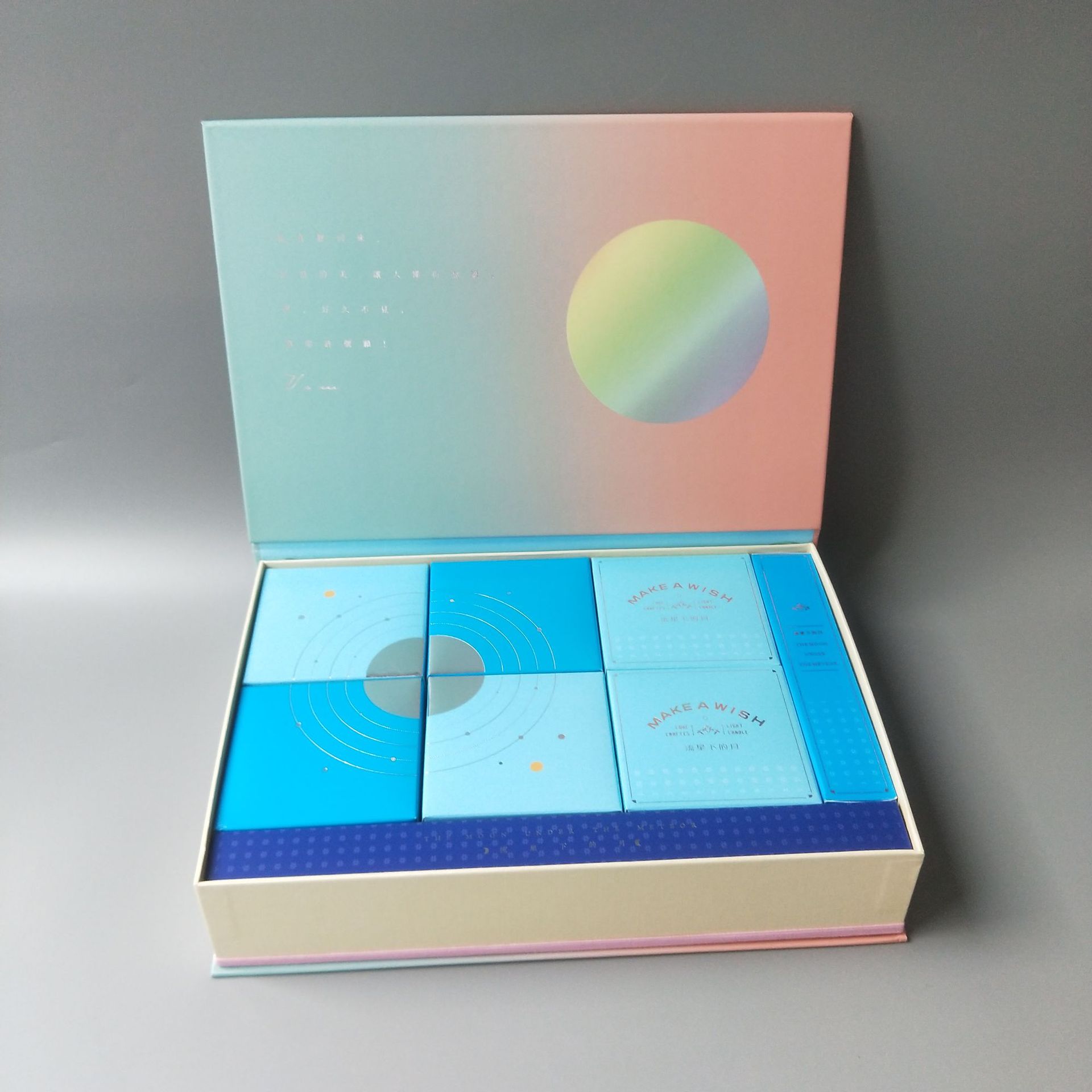 2020月饼包装 长方形8粒装月饼礼盒6粒装包装纸盒手提袋