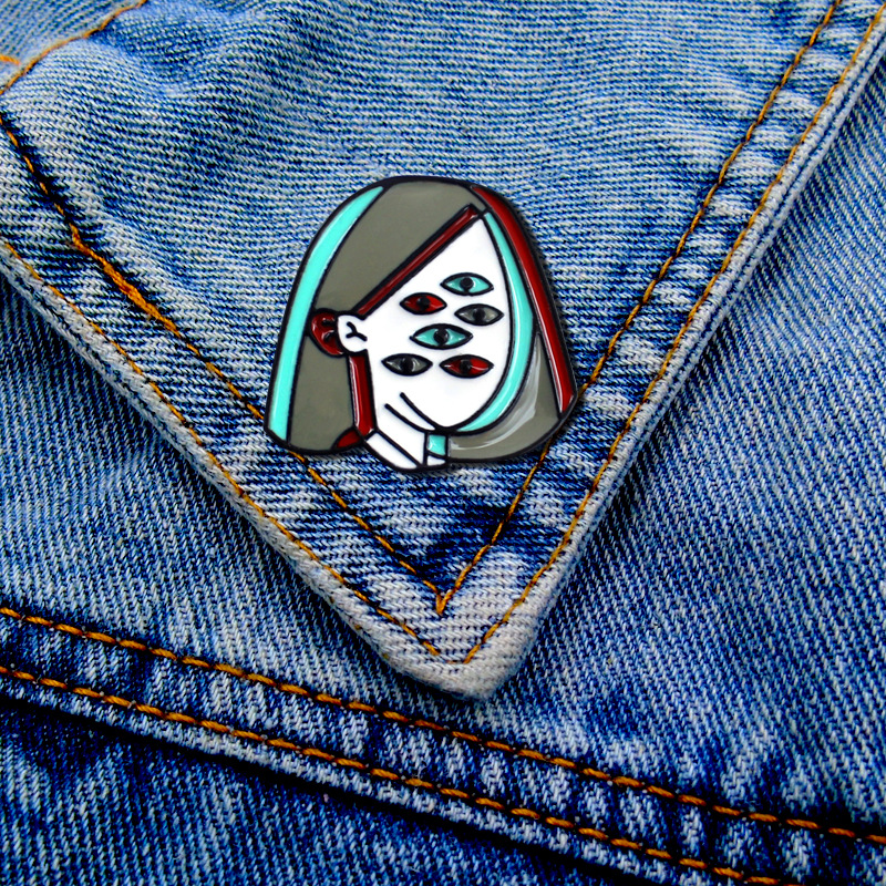 Funny Cartoon Alloy Enamel Women's Brooches display picture 3