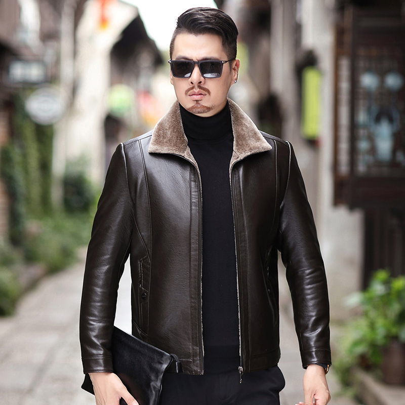 Veste en cuir homme - Ref 3443696 Image 3