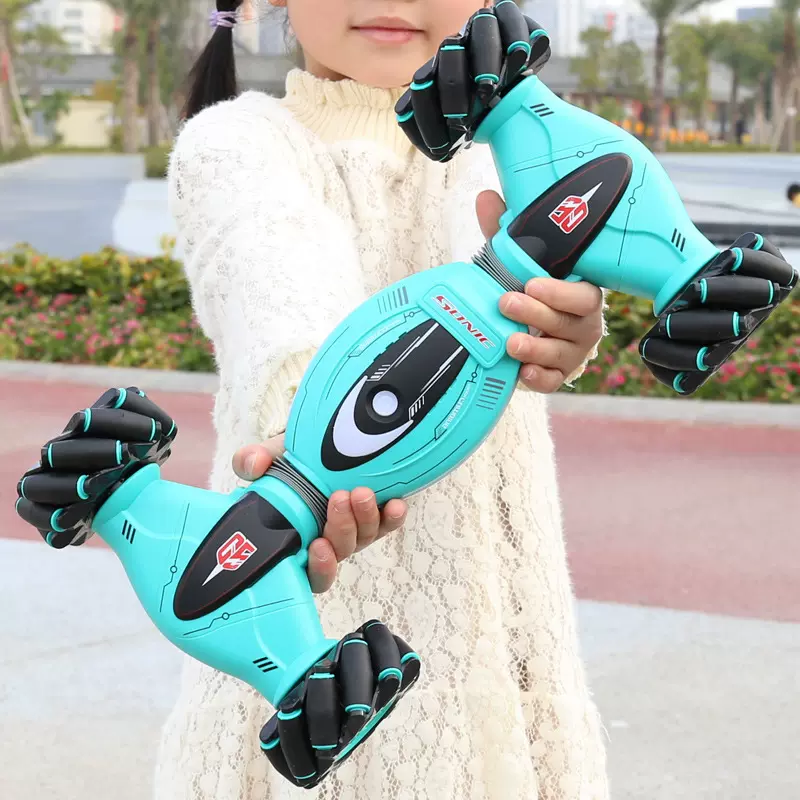 跨境热卖手表手势感应遥控扭变车特技车漂移旋转攀爬户外越野玩具