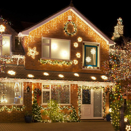 Solar Ice Bar Light Outdoor Waterproof Corridor Railing Light LED Curtain Light String