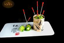 越南木餐纸创意盘饰工具 意境菜盛器 创意冷菜点缀用具立体果酱画