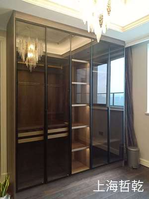 轻奢极简窄边框玻璃门板