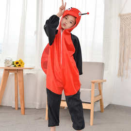 六一儿童动物表演服装舞台表演服装卡通动物服装七星瓢虫节日演出