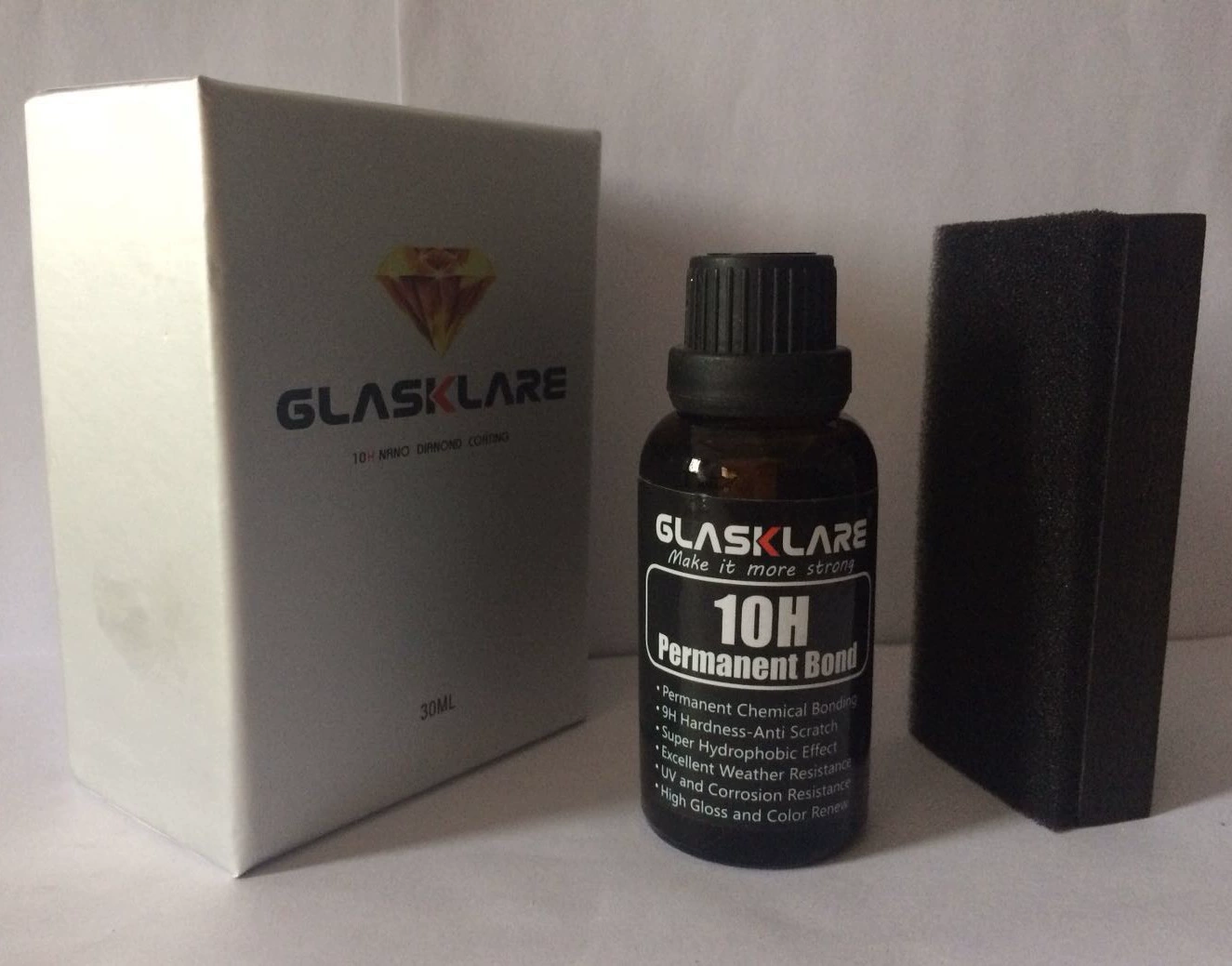 Glasklare автомобиль Алмазное покрытие Кристалл Костюм Германия жидкое стекло краска Нано покрытие агент