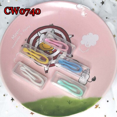 可愛美瞳盒 彩色鑷子棒子套盒 隱形眼鏡配件 鏡片護理 CW0740