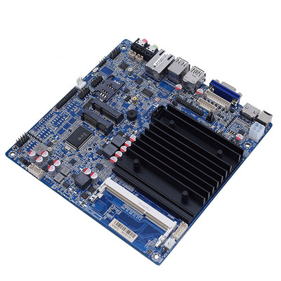 J1900 6串口迷妳ITX工控主板無風扇低功耗壹體查詢機設備工業主板