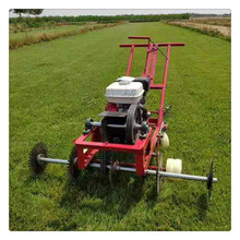 手推汽油草坪划线机 人工移植草坪切割设备天然草皮切割机