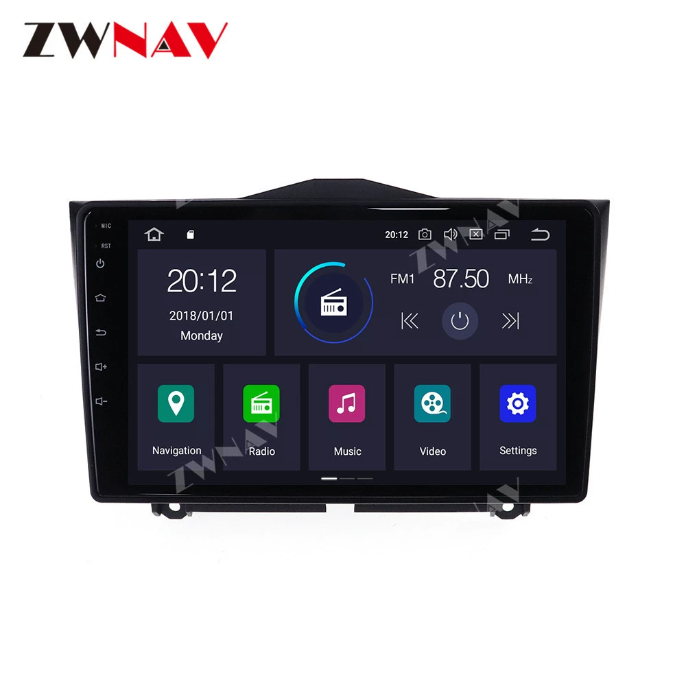 Full touch screen Android 10 is suitable for Rada Granda 2017-2018 central control large screen all-in-one