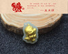 Golden children's pendant jade suitable for men and women girl's, Chinese horoscope, Birthday gift