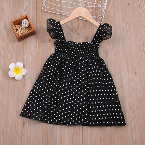 Baby vest suspender skirt children’s polka dot princess skirt children’s Dress Girls Summer Dress