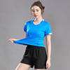 Summer uniform for badminton, quick dry set suitable for men and women, volleyball sports suit for training, with short sleeve, custom made