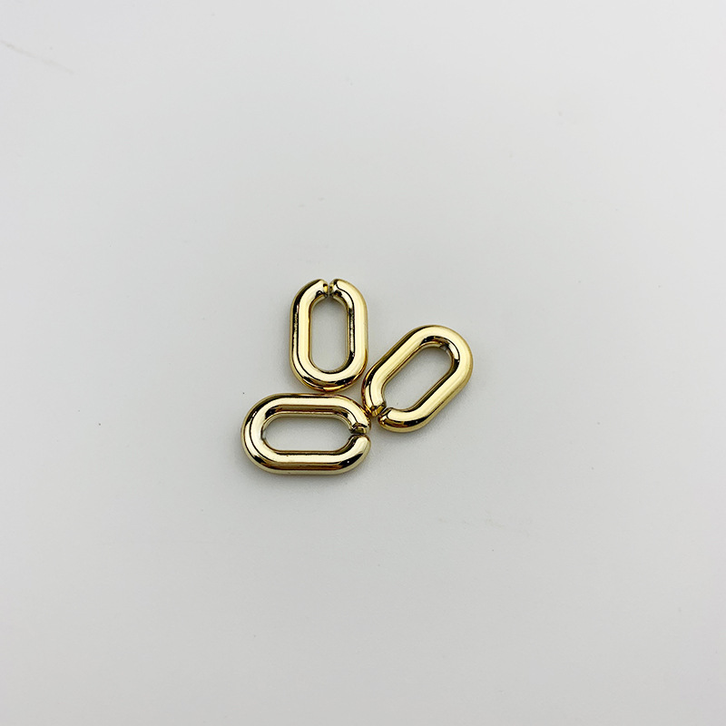 DIY jewelry accessories 9*14mm plated nail art accessories acrylic U-shaped open chain key chain mask chain DIY jewelry accessories 9*14mm plated nail art accessories acrylic U-shaped open chain key chain mask chain