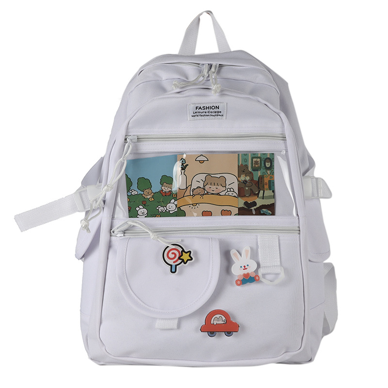 Cute Transparent Funny Soft Backpack display picture 146