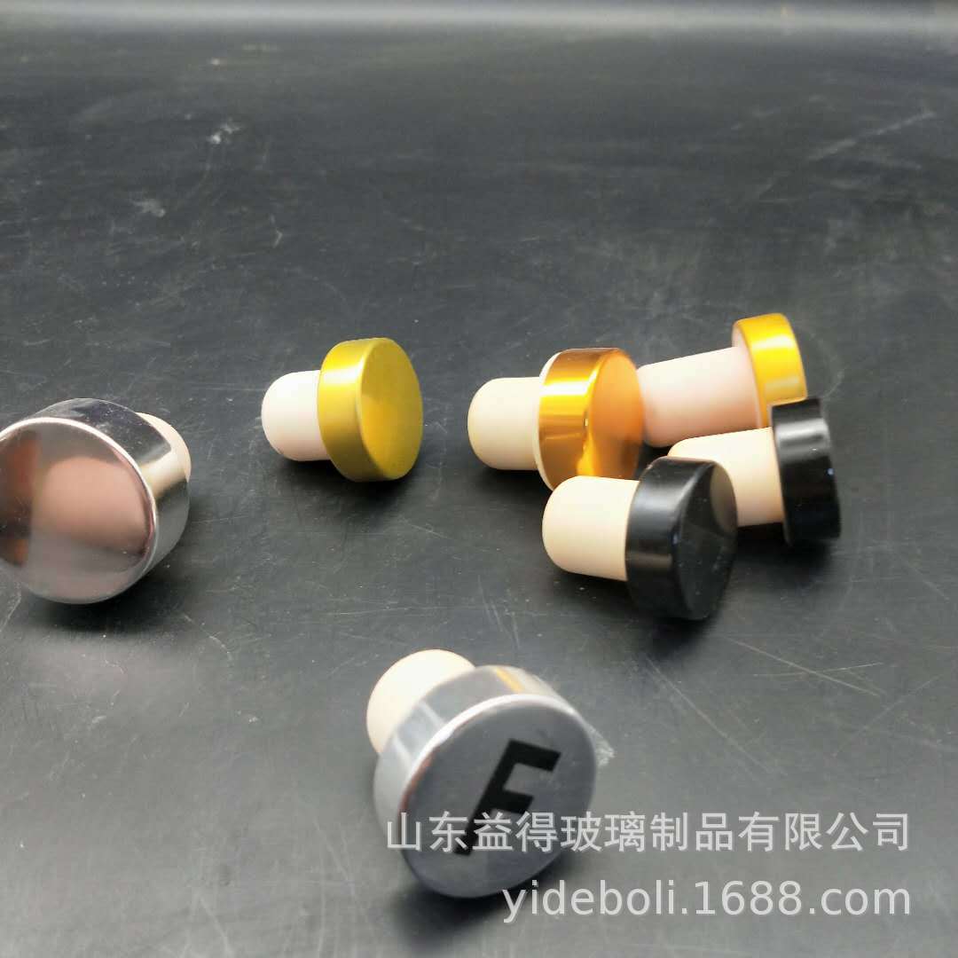 厂家批发香薰瓶金属盖高分子t型氧化铝盖尺寸齐全定做印logo