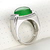 Ethnic agate retro ring jade, fashionable one size jewelry, ethnic style, simple and elegant design