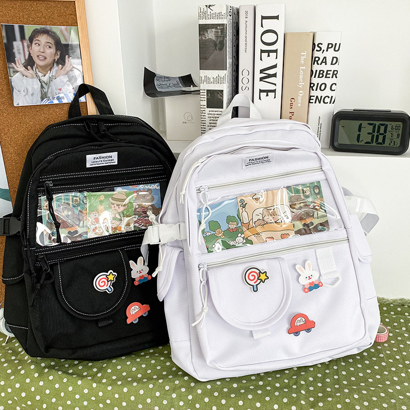 Cute Transparent Funny Soft Backpack display picture 94