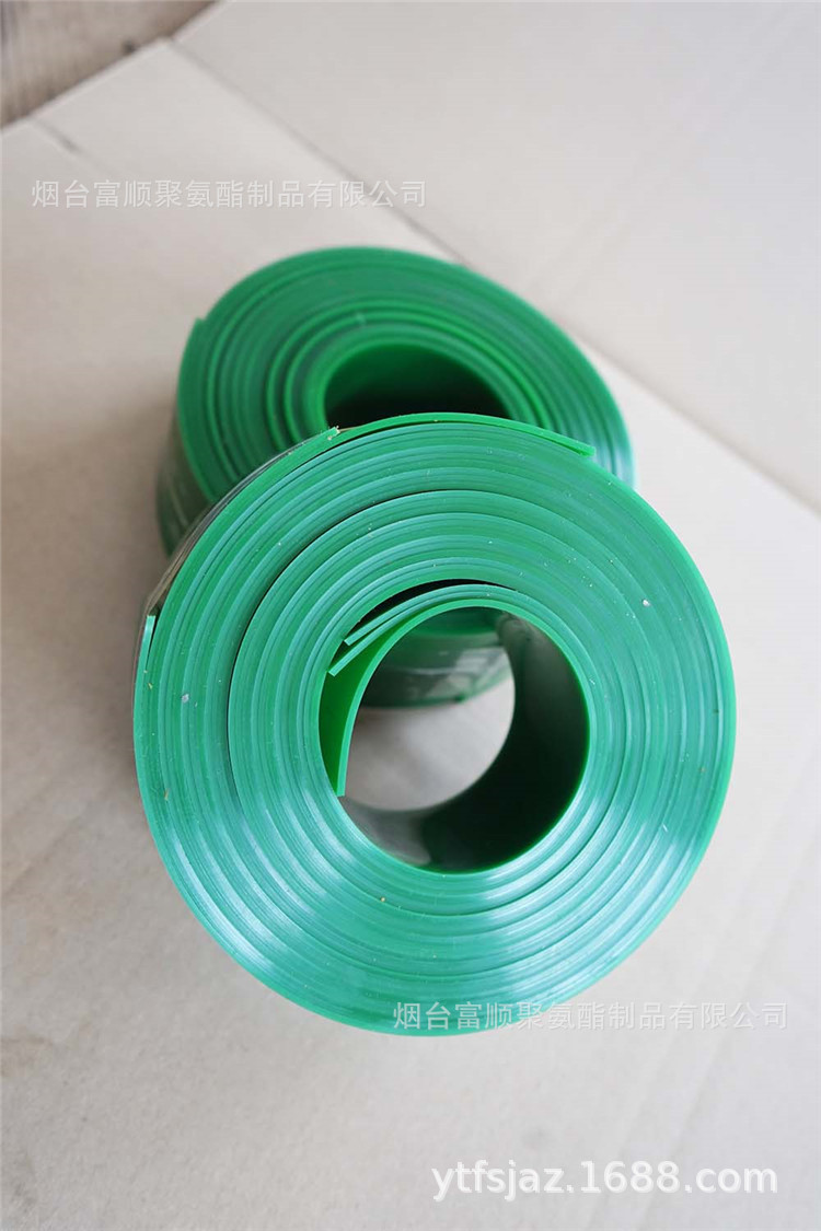 烟台富顺生产高耐磨绳锯机胶条胶皮 PU胶条胶皮  耐磨条