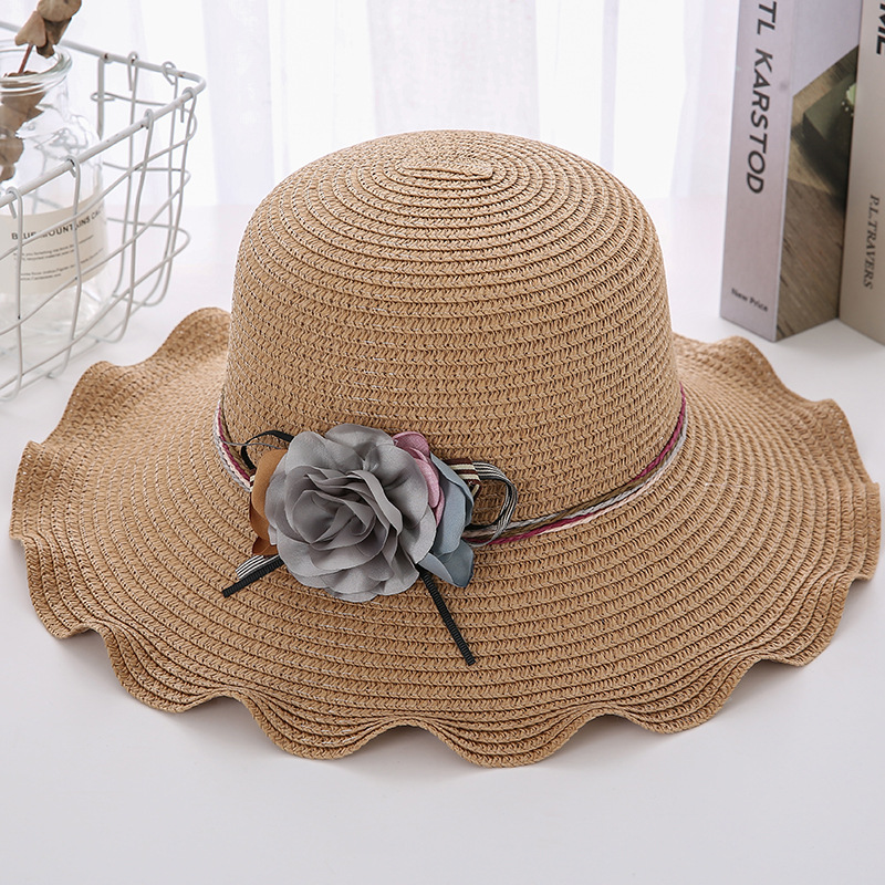 Women's Basic Lattice Bow Knot Bowknot Flat Eaves Straw Hat display picture 55