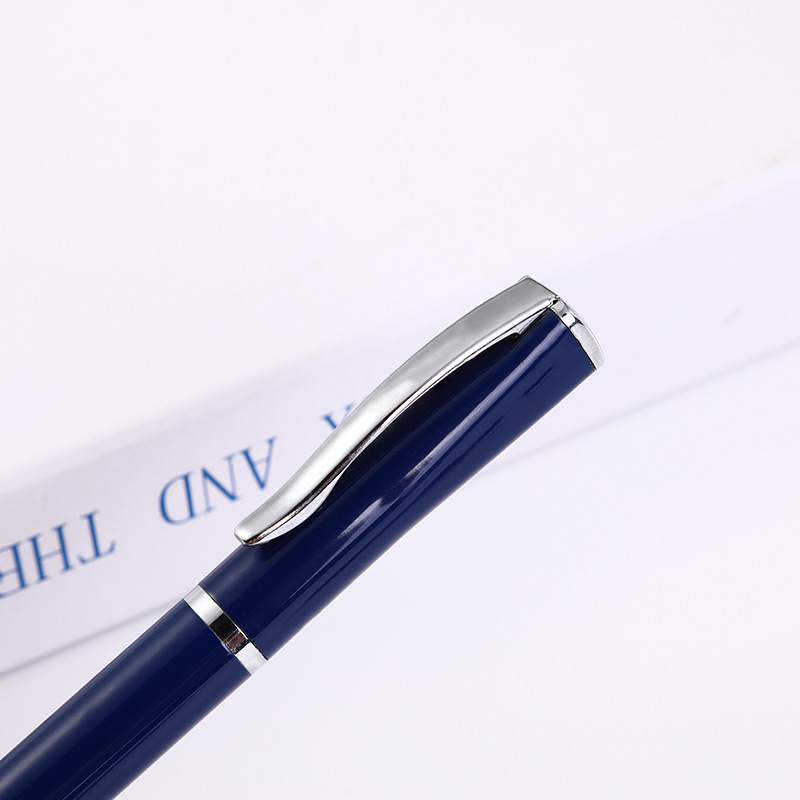 Suministro directo de fábrica de metal firma pluma logotipo personalizado negocio bolígrafo pluma a base de agua suministros de oficina pluma de publicidad